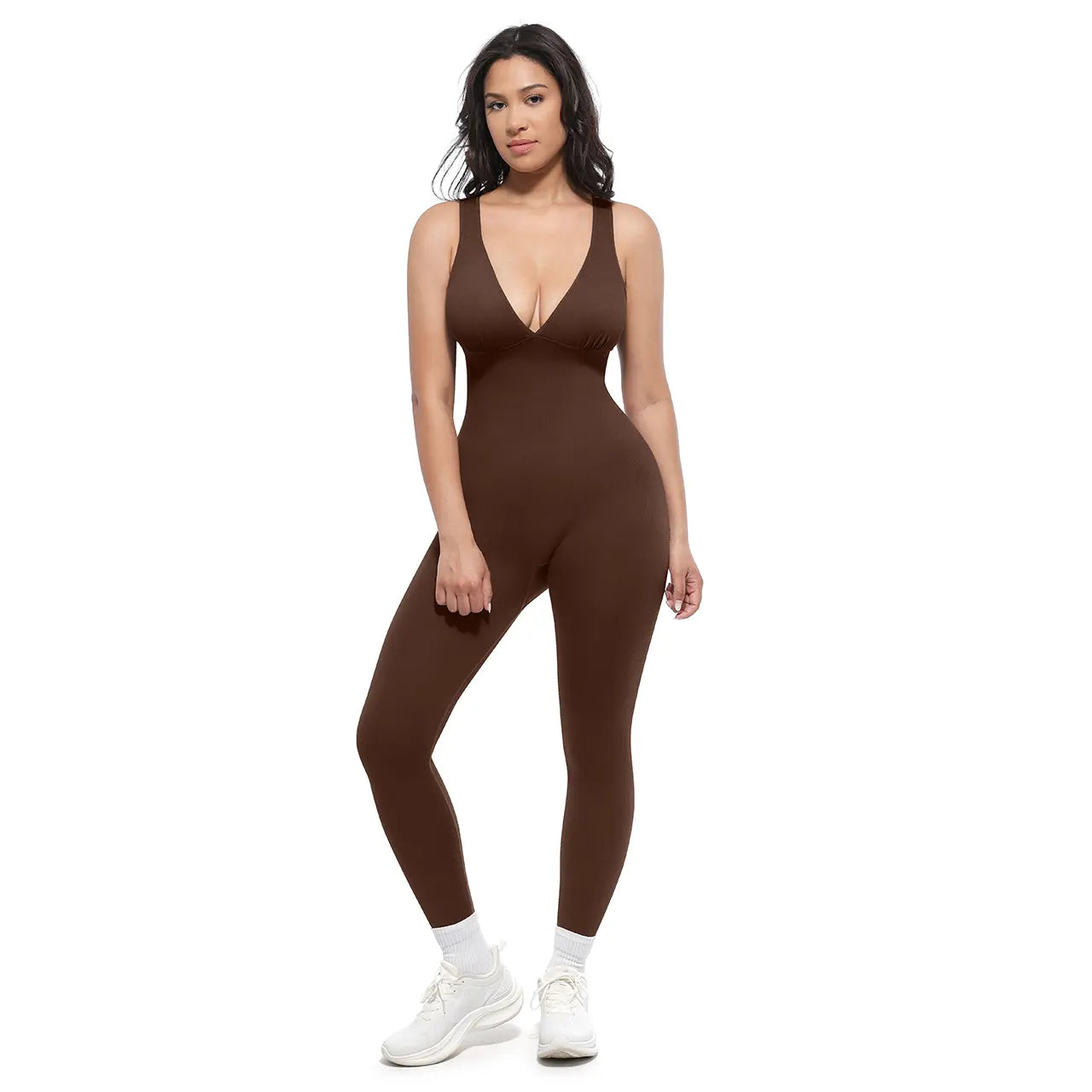 High-Waisted Tummy Control Jumpsuit